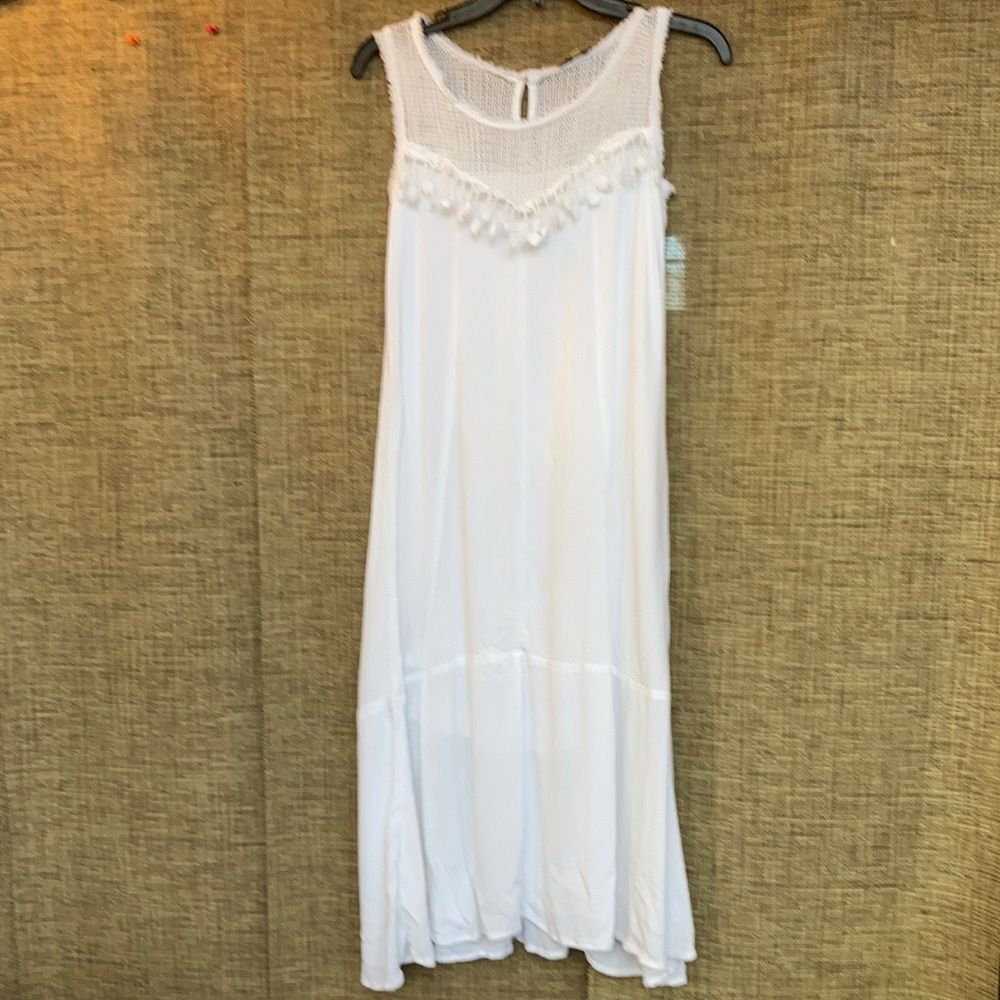 Vintage Democracy white midi dress